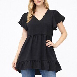 Dottie Couture Black Blouse